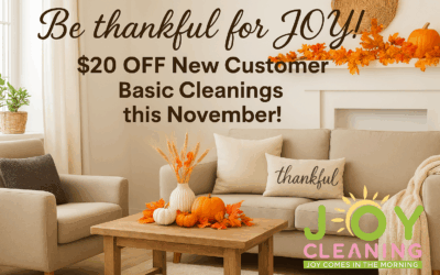 🦃 Thanksgiving Prep Made Simple with J.O.Y Cleaning!!